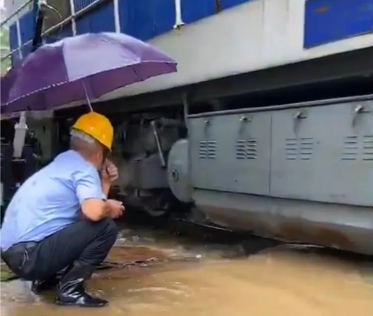 暴雨中的堅守