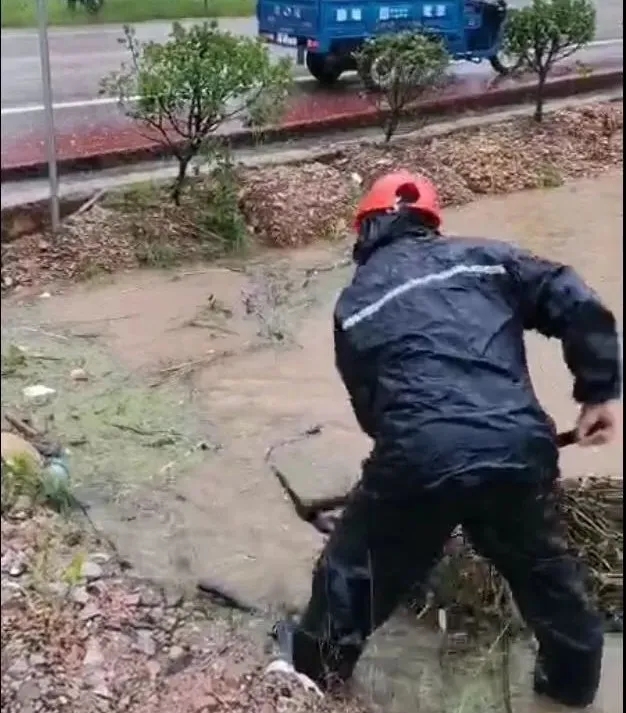 暴雨中的堅守